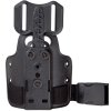 6004-25 - SINGLE STRAP LEG SHROUD WITH DROP FLEX ADAPTER - Black