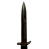 US M3 Trench Knife (1943) – Utica (U.C.) – Blade Marked + M6 Leather Scabbard BarWood