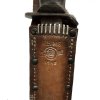 US M3 Trench Knife (1943) – Utica (U.C.) – Blade Marked + M6 Leather Scabbard BarWood