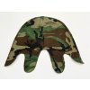 USMC M1 Helmet Cover Woodland | Iron-on EGA | 1983 Grenada Era | Unissued
