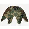 USMC M1 Helmet Cover Woodland | Iron-on EGA | 1983 | "Salty" Combat Look