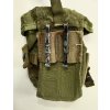 PAIR of USGI M-1967 30-Round Mag Pouches | Matching Field Repairs | Vietnam Era