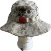 USMC Desert MARPAT Boonie Hat | "Red Patch" Landing Support | 2002 | Size Small