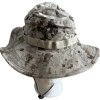 USMC Desert MARPAT Boonie Hat | Sewn Nametape | 2002 Contract | Size Medium