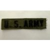 Original U.S. ARMY Branch Tape | Early Nylon Web (1970s) | Used
