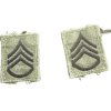 Original US Army Staff Sergeant Collar Rank | Subdued | Used