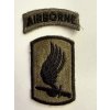 Original 173rd Airborne Brigade Patch (Sky Soldiers) | Subdued | Cut-Edge