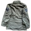 Original US Army M65 Jacke OG-107 | USAF Abzeichen | Deadstock | GENERAL Messing Zips | Med-Long