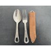 Original US WWII Mess Kit & Cutlery Set | E.A. Co. 1943 | Named Trench Art