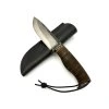 Hand-Forged Knife from Praga V3S Spring | Historic Leather Handle | Hamon