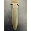 Original WWII US M3 Trench Knife (Camillus) w/ Painted M8 Scabbard | Guard Marked