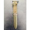 Original WWII US M3 Trench Knife (Camillus) w/ Painted M8 Scabbard | Guard Marked