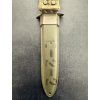 Original WWII US M3 Trench Knife (Camillus) w/ Painted M8 Scabbard | Guard Marked