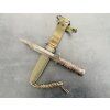 Original WWII US M3 Trench Knife (Utica) w/ M8A1 Scabbard | Guard Marked