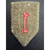 Original WWII 1st Infantry Division "Big Red One" Patch | Cut Edge