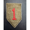 Original WWII 1st Infantry Division "Big Red One" Patch | Cut Edge
