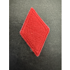 Original WWII 5th Infantry Division "Red Diamond" Patch | Cut Edge