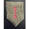 Original 1st Infantry Division "Big Red One" Patch | Green Back | 1950s-60s