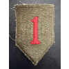 Original 1st Infantry Division "Big Red One" Patch | Green Back | 1950s-60s