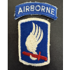 Original 173rd Airborne Brigade Patch w/ Tab | Cut Edge | 1960s