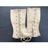 Original WWII USMC Canvas Leggings | Size 4 | Dated 1941 w/ Two Names
