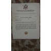 Certificate of promotion