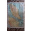 US-Karte auf Textil - Siam (Thailand) Sumatra (Norden)