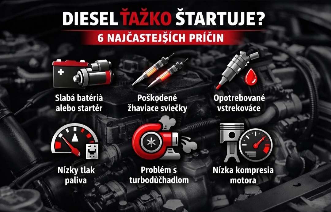 Prečo diesel ťažko štartuje - môže za to čerpadlo?