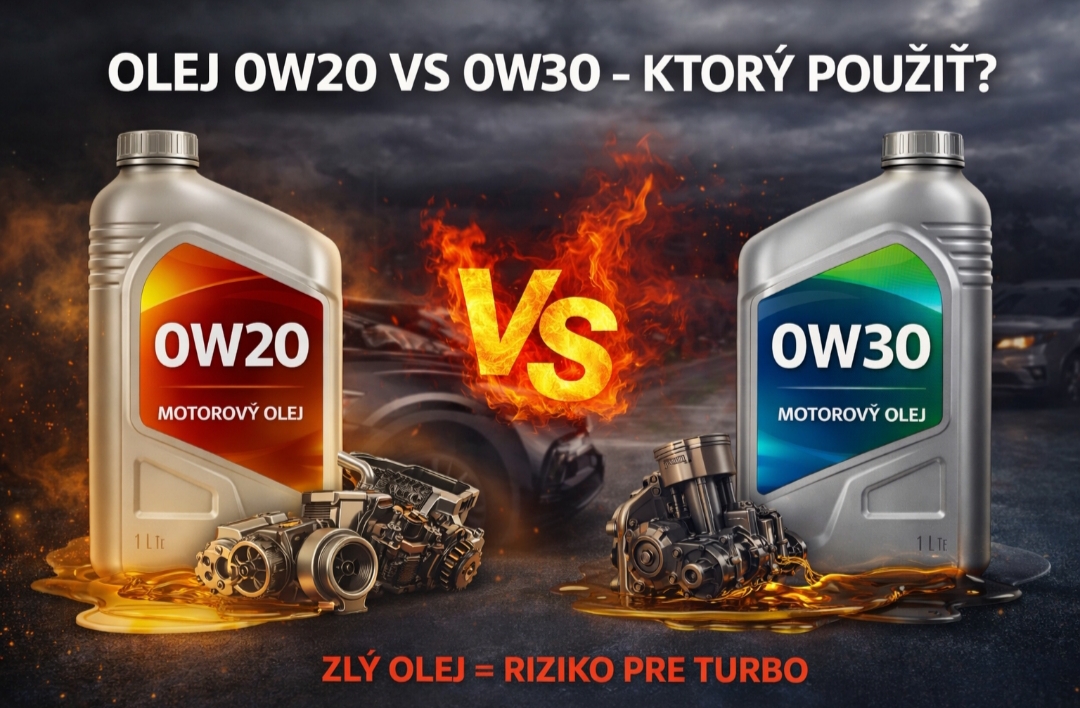 Olej 0W20 vs 0W30 – aký je v nich rozdiel a aký vplyv má na turbo?