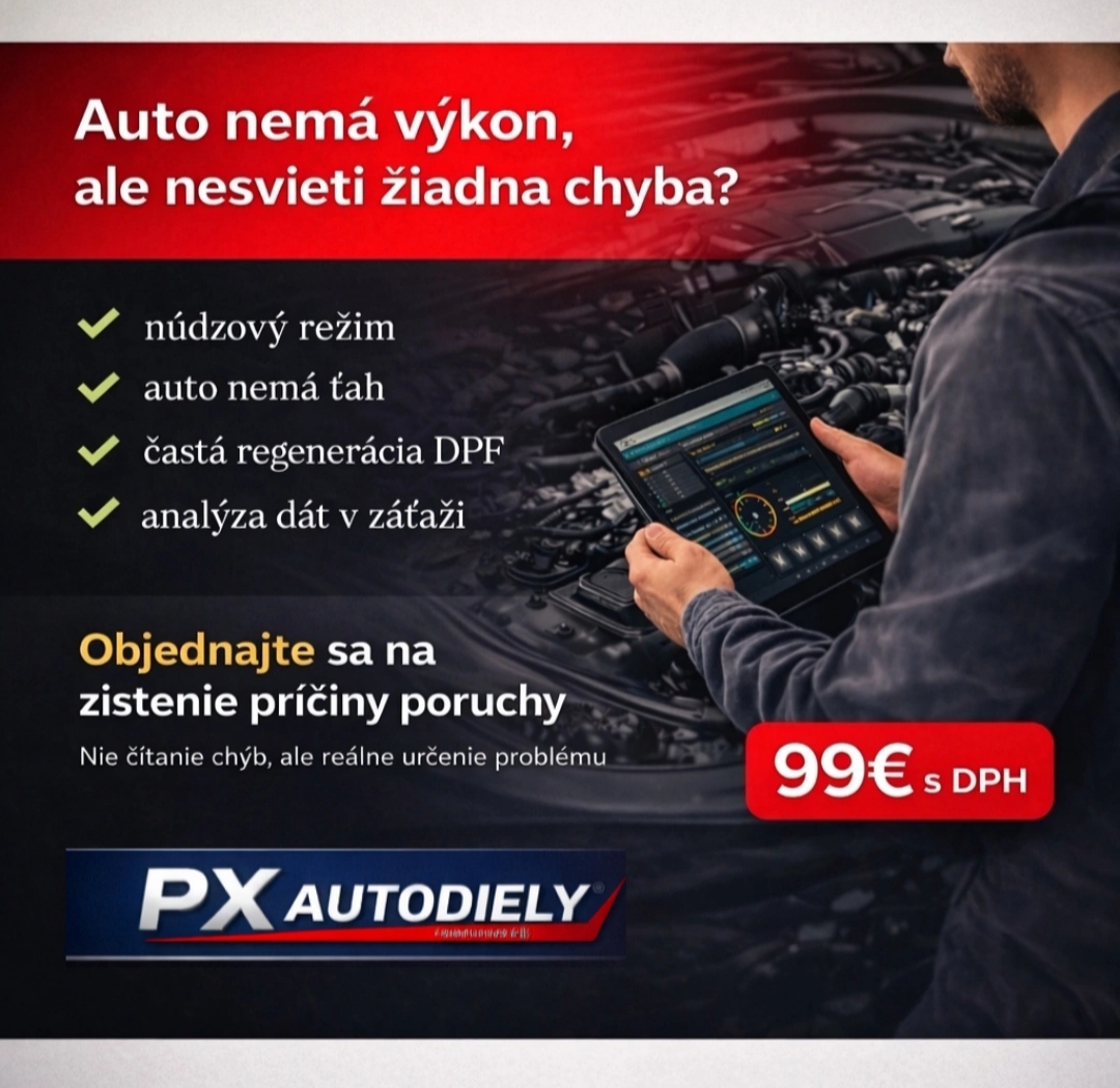 Auto nemá výkon - ale nesvieti žiadna chyba.