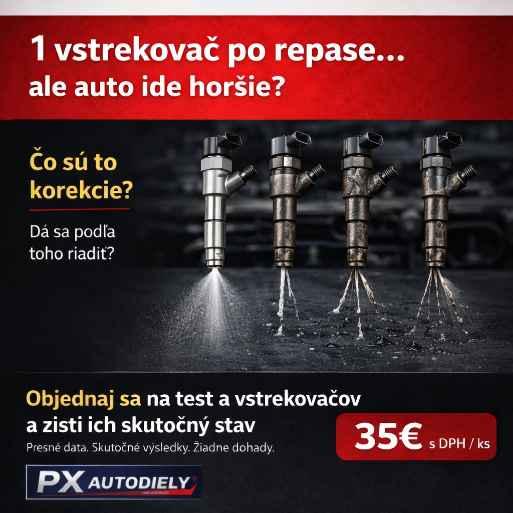 Jeden vstrekovač po repase a auto ide horšie - Prečo?