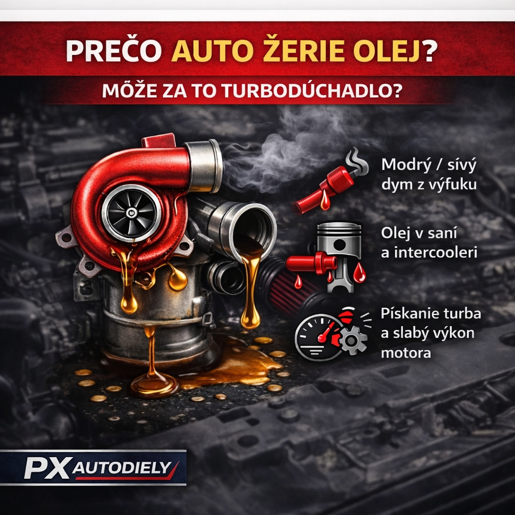 Prečo auto žerie olej? - može za to turbo?