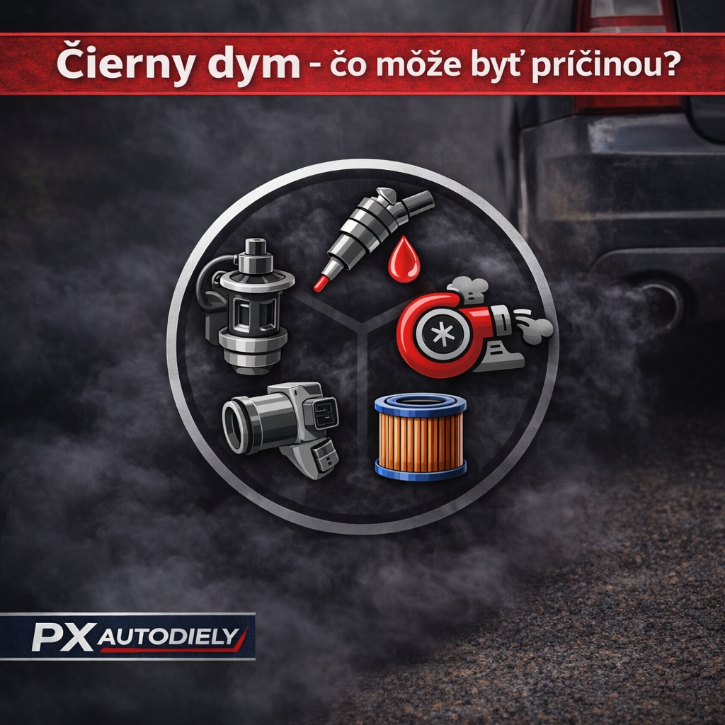Prečo dymí auto na čierno? - príčiny
