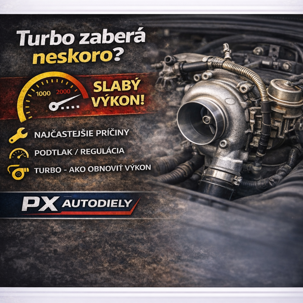 Turbo zaberá neskoro – čo môže byť príčinou?