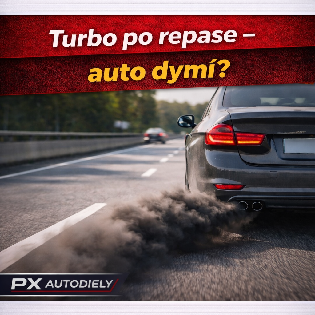 Turbo po repase - ale auto dymí?