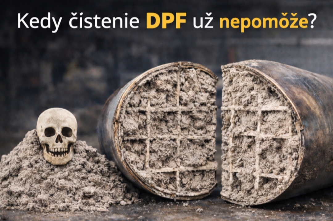 Kedy strojové čistenie DPF filtra už nepomôže?
