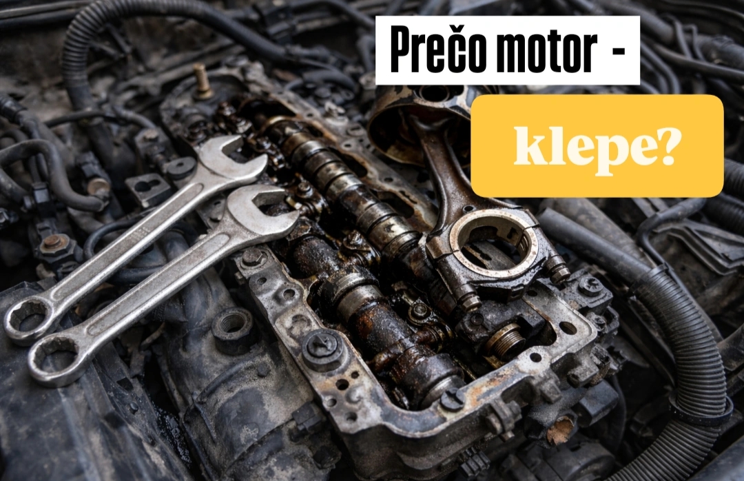 Prečo klepe motor na voľnobehu - možné príčiny?