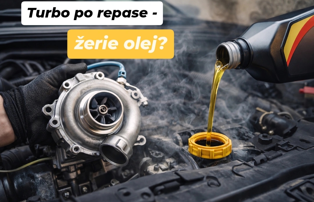 Turbo po repase - ale auto žerie olej?