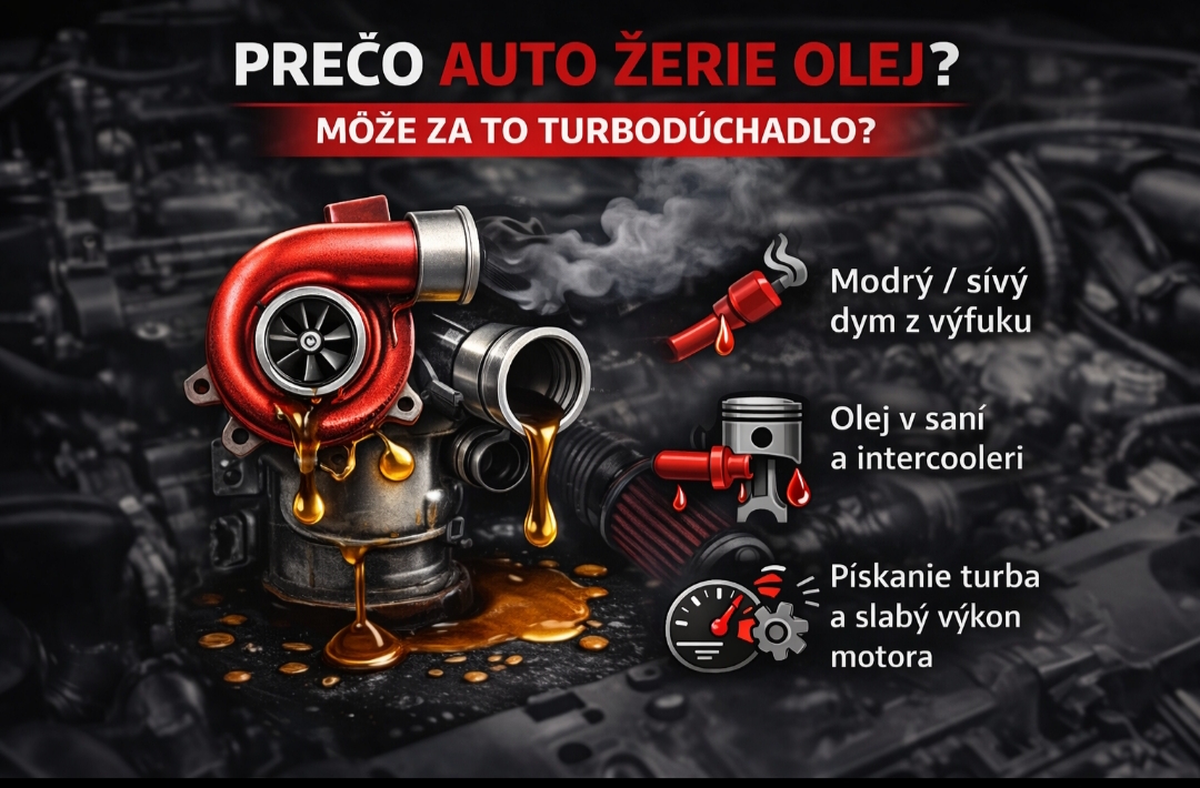 Prečo auto žerie olej? - može za to turbo?
