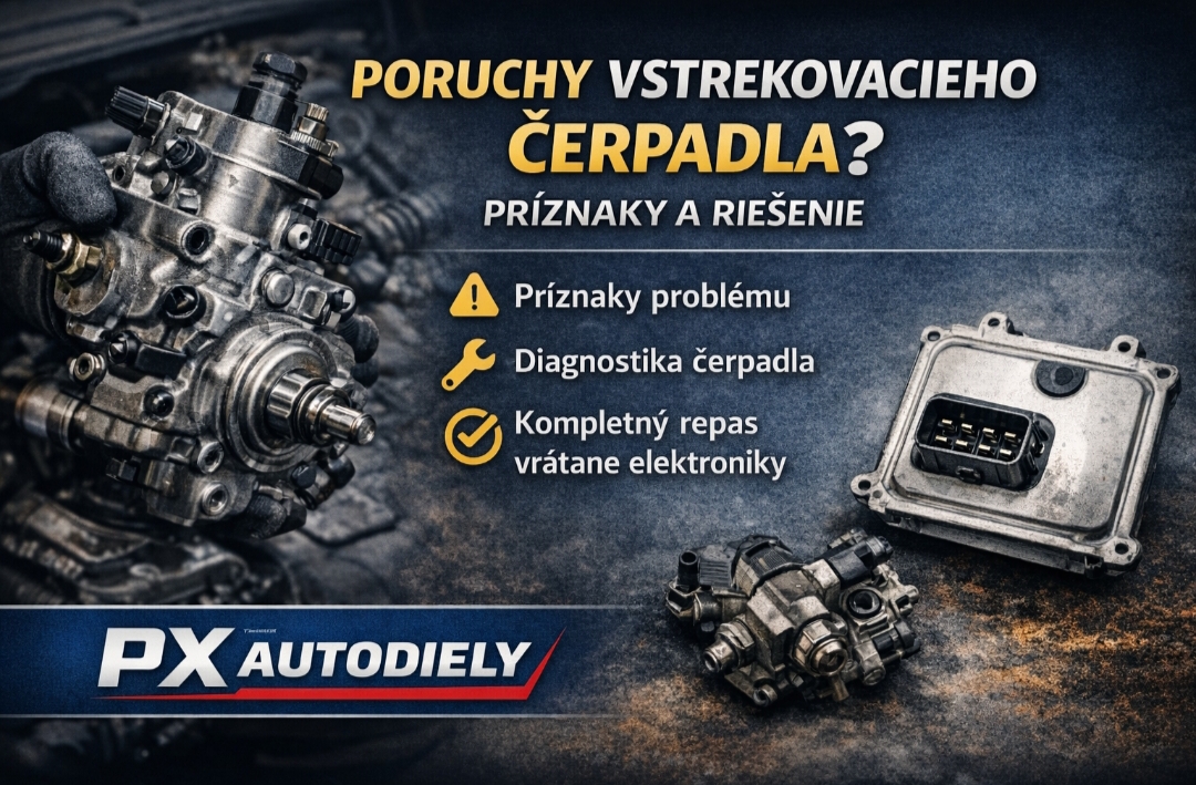 Môže za stratu výkonu vstrekovacie čerpadlo ? - príznaky a najčastejšie poruchy čerpadla