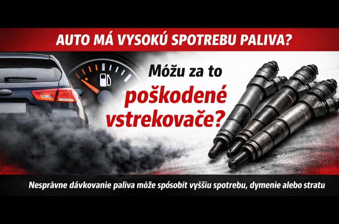 Auto ma vysokú spotrebu - môžu za to vstrekovače?