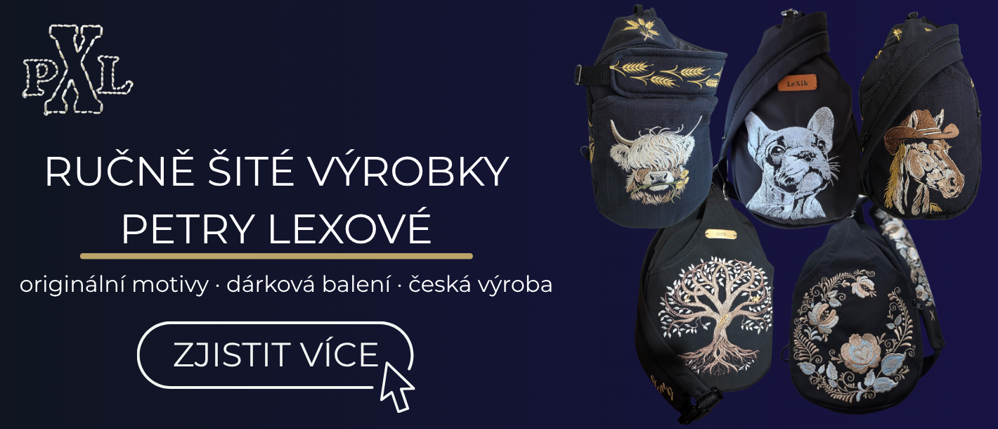 Ručně šité výrobky Petry Lexové