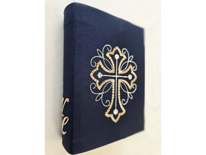 Tmavě modrý obal na kancionál