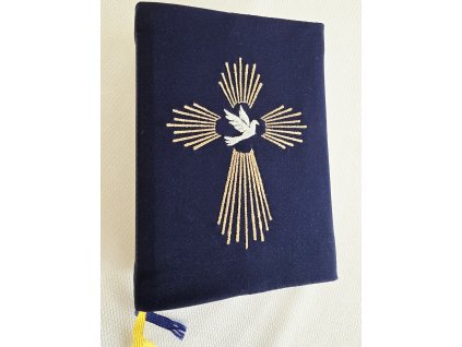 Tmavě modrý obal na kancionál 3