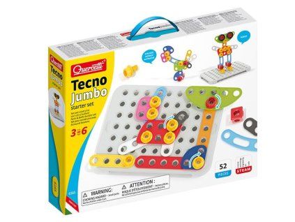 Quercetti 06165_PO Tecno Jumbo Starter Set 53 3430