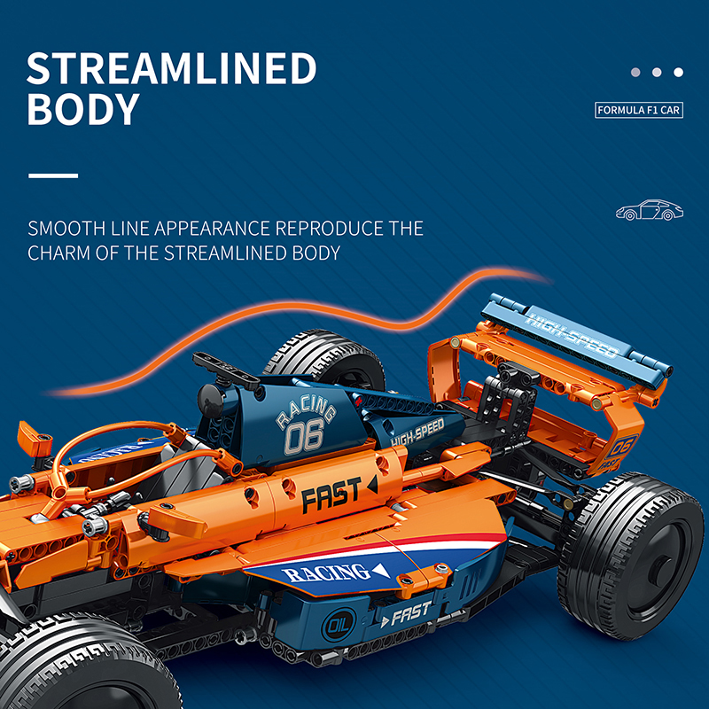 Reobrix 11006 F1 závodní vůz 1:8 (statická verze)