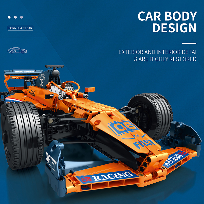 Reobrix 11006 F1 závodní vůz 1:8 (statická verze)