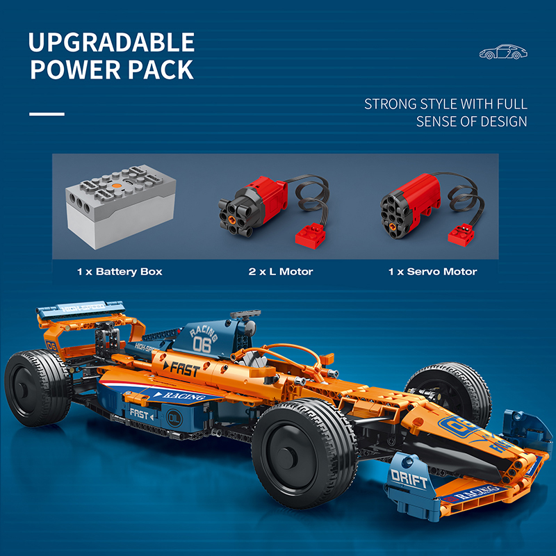 Reobrix 11006 F1 závodní vůz 1:8 (statická verze)