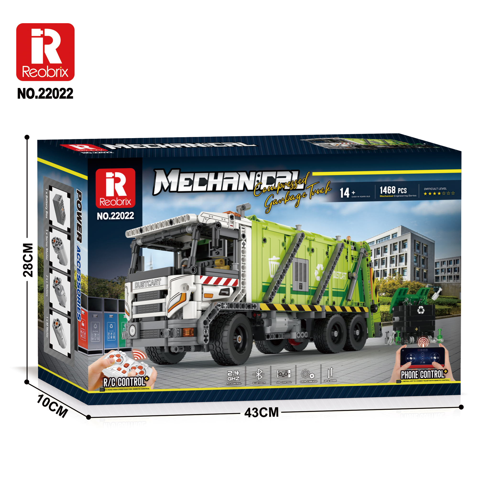 Reobrix 22022 Popelářský vůz R/C