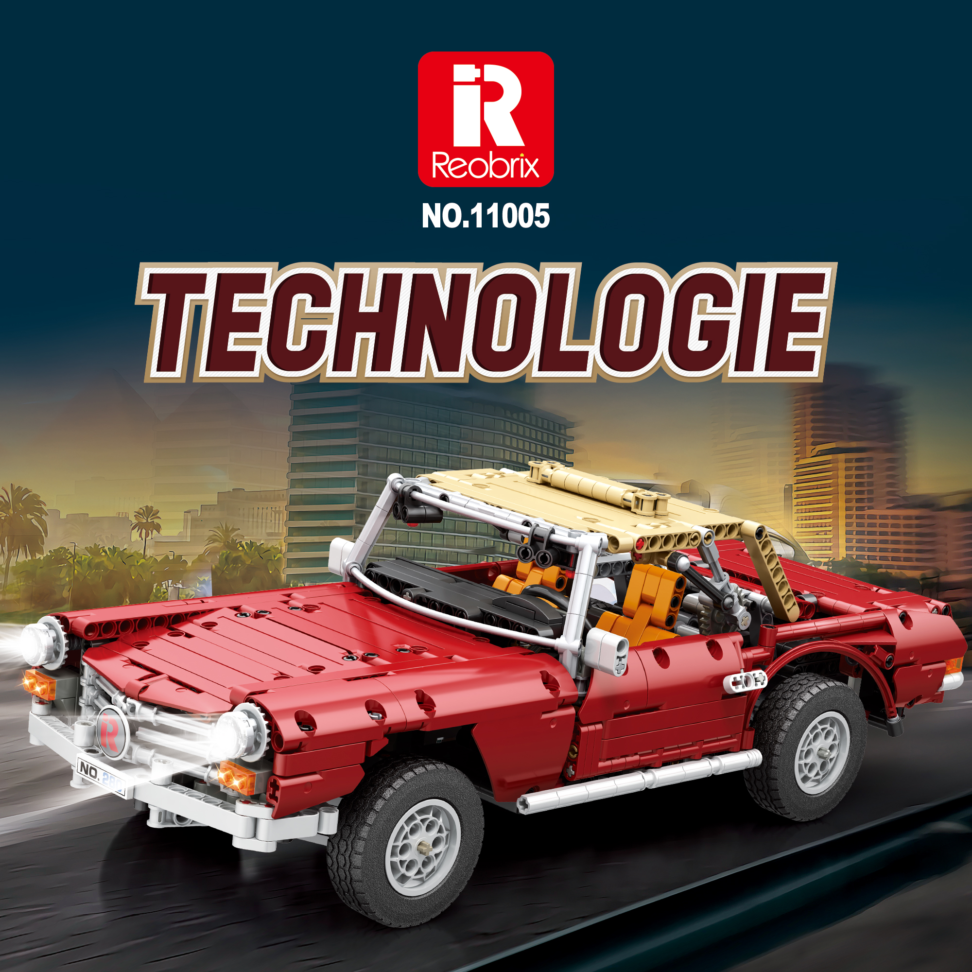 Reobrix 11005 Historický vůz Vintage 280 SL 1:10 (statická verze)